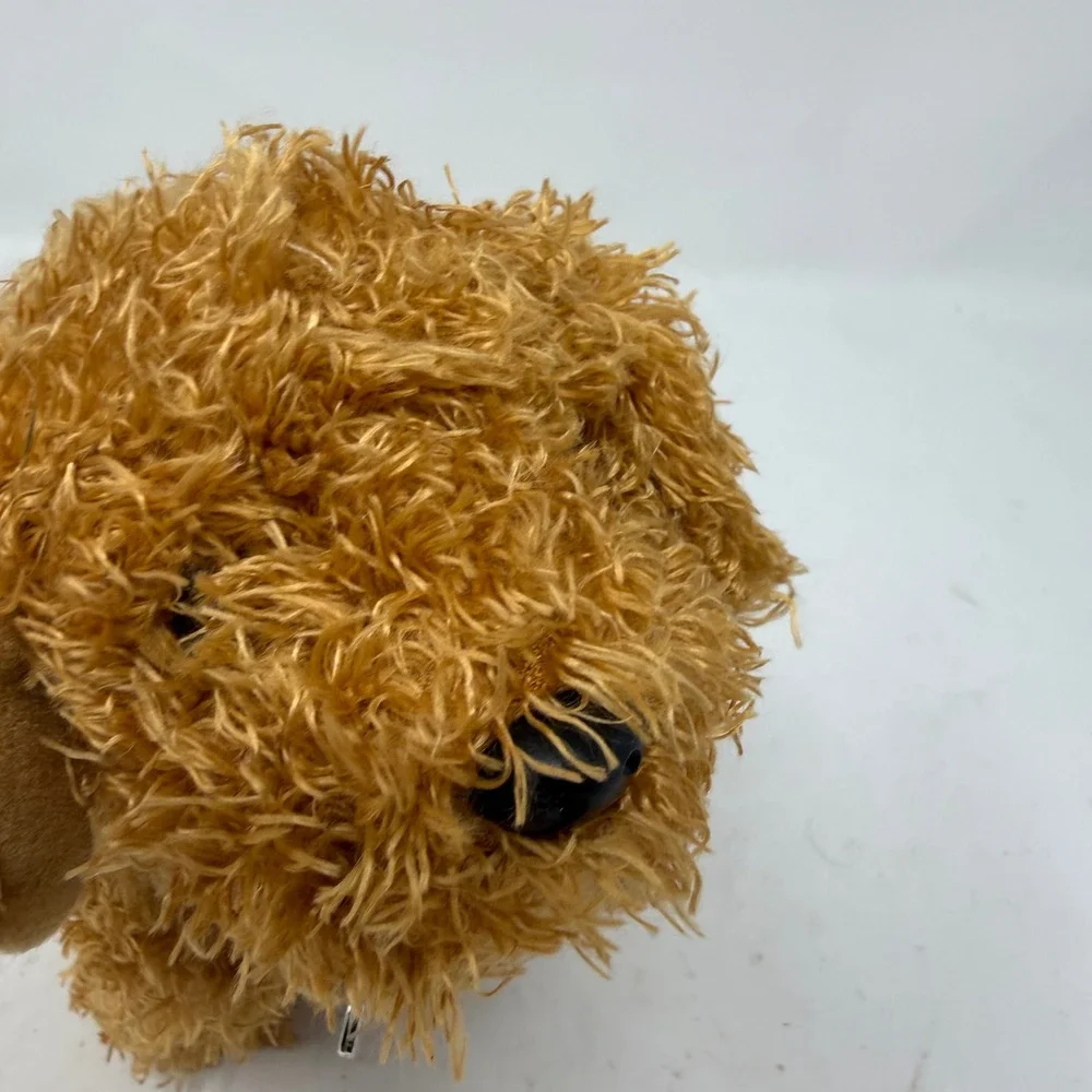 American Girl Shaggy Golden Puppy Dog Plush HHH74 Butterfly Collar 7 inch Pet
